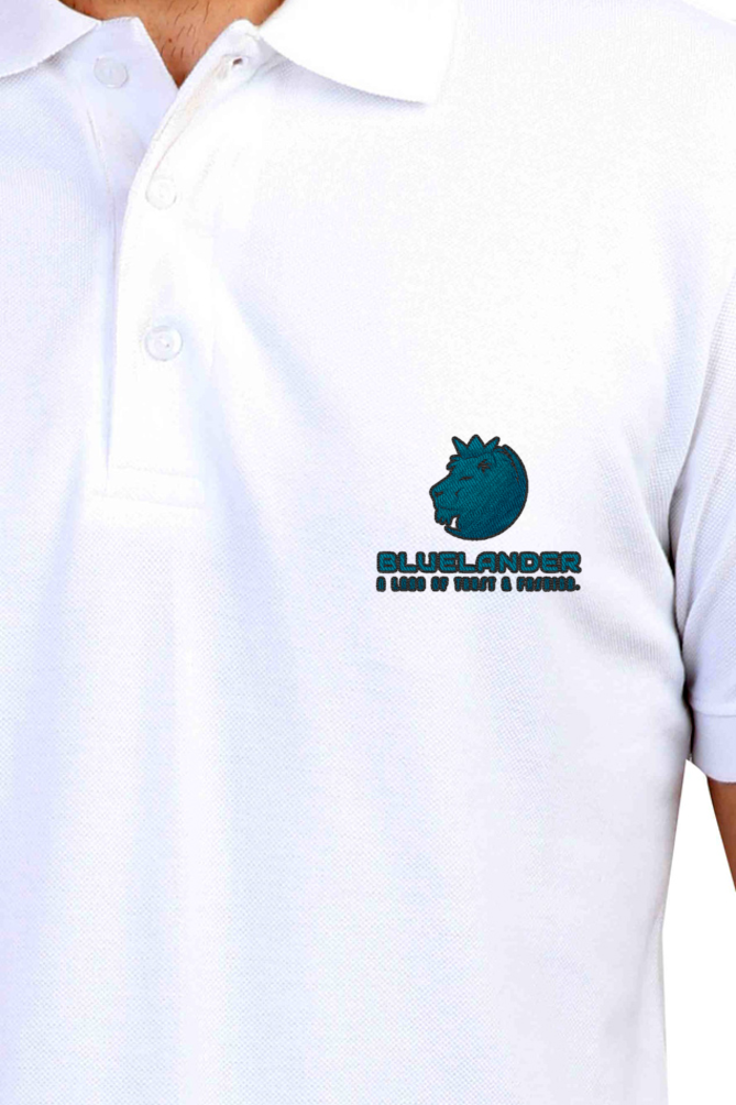 Bluelander's Polo: 220 GSM Premium Cotton - Super Combed, Bio Washed, Unisex Fit. Step into comfort, stride towards your dreams