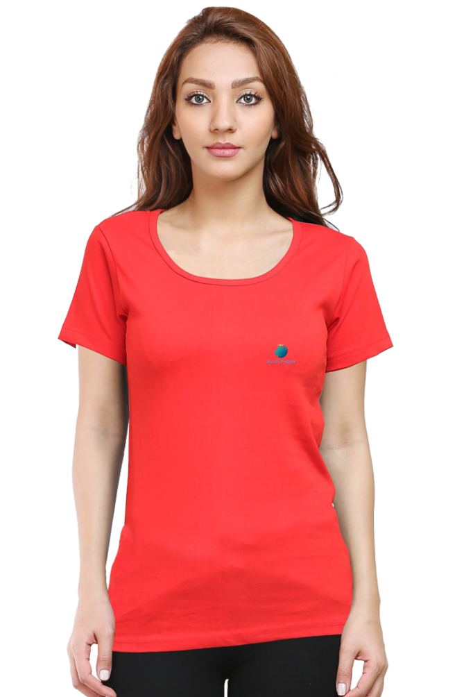 Bluelander Girl Round Neck Half Sleeve T-Shirt: Embrace Style with a Kiss of Comfort in Every Thread!