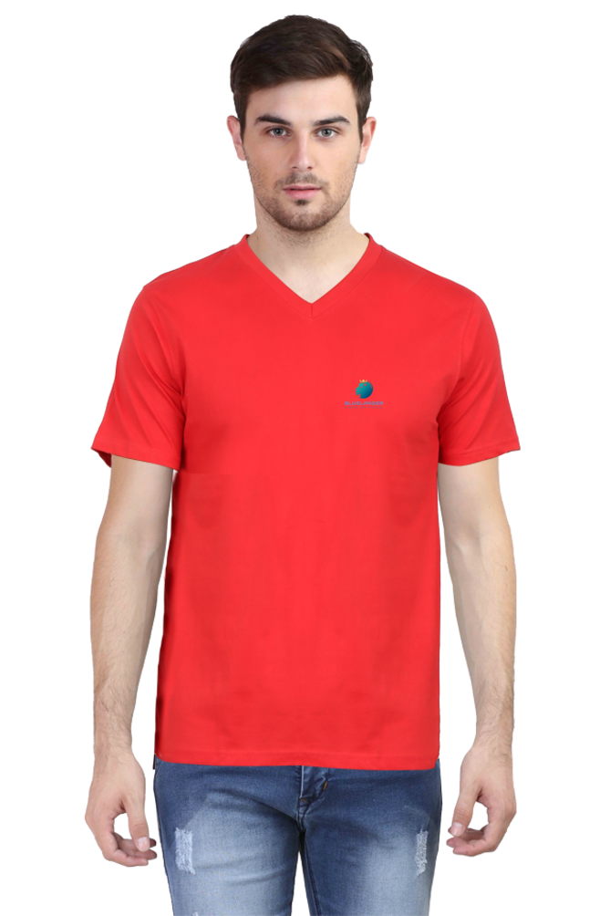 Elevate Your Look with Bluelander's V Neck Cotton Half Sleeve T Shirts!
