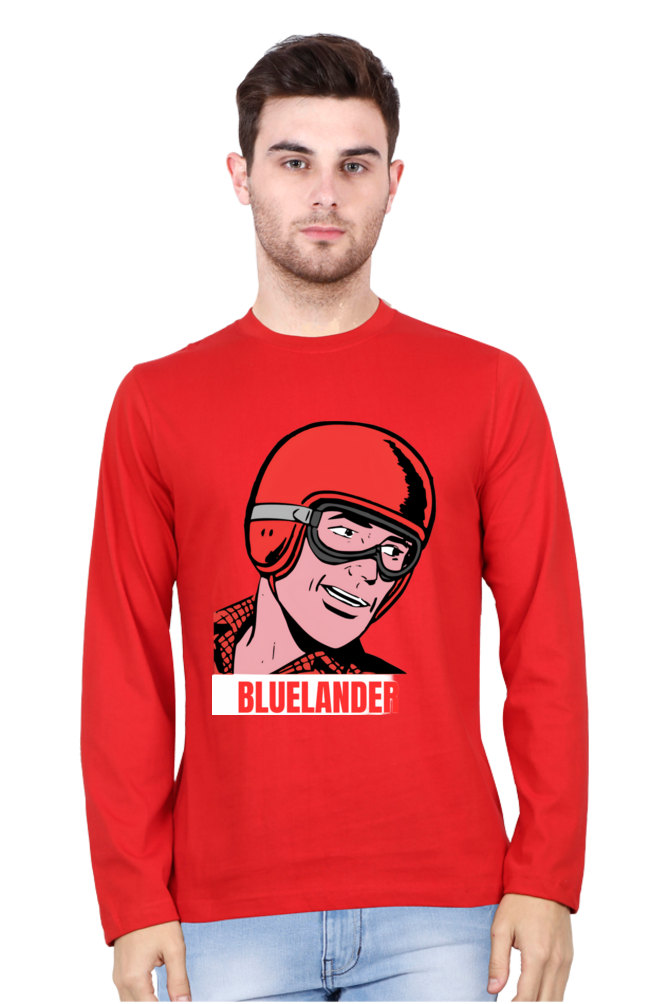 Unveil the Latest Designs with Bluelander's Cotton Full Sleeve T-Shirts!