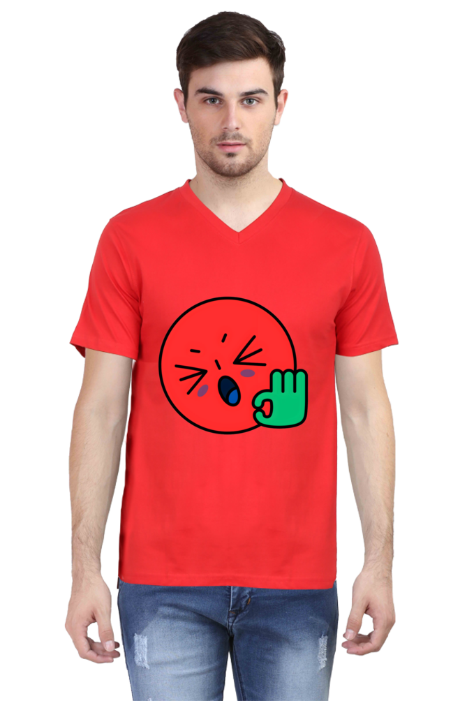 Embrace Comfort and Style: Bluelander's V Neck Half Sleeve Cotton T Shirt!