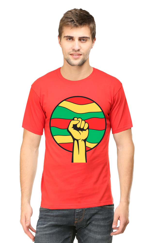 Get Noticed where ever you go with Bluelander's Cotton Half Sleeve T-Shirts: Stand Out with Future Fashion!