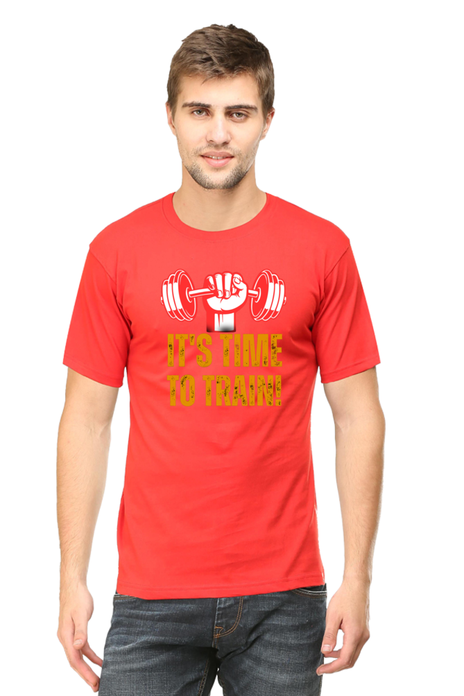Level Up Your Fitness: Bluelander Cotton Half Sleeve T-Shirts - Supreme Comfort for Your Training Sessions