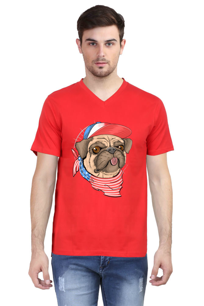 Elevate Your Look: Bluelander's V-Neck Cotton Half Sleeve T-Shirts!