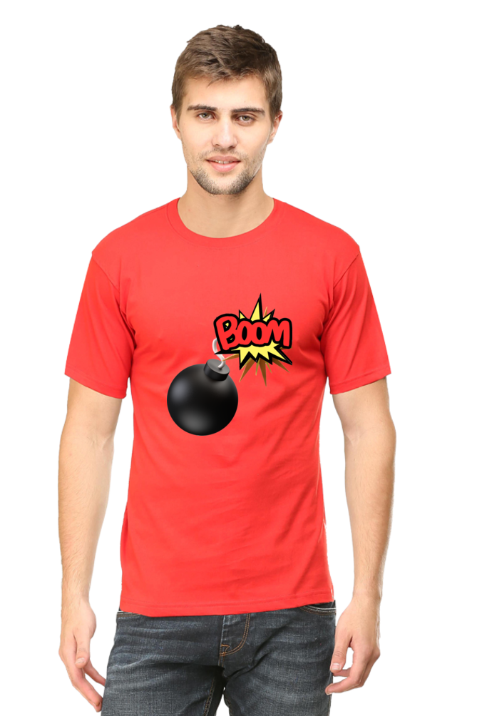 Embrace Comfort and Style in Bluelander's Cotton Half Sleeve T-Shirt!