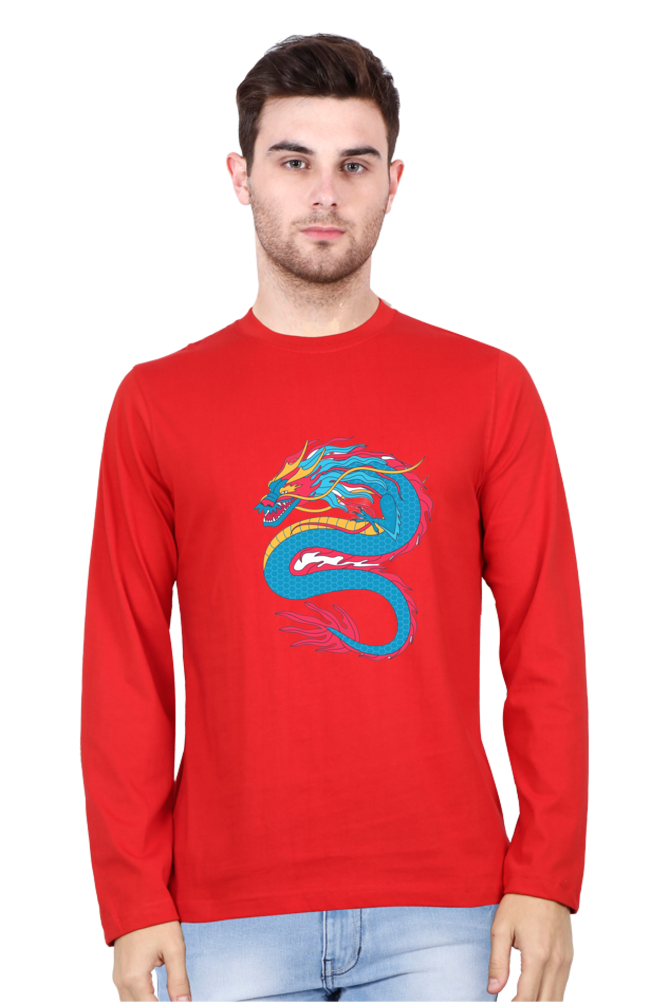 Fashion Begins Here: Bluelander's Cotton Full Sleeve T-Shirt - Elevate Your Style Journey!