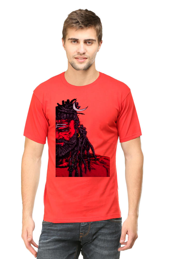 Adorn Yourself with Divine Shiva Vastra - Experience Shiva's Grace with Bluelander's Premium Unisex Cotton T Shirt.