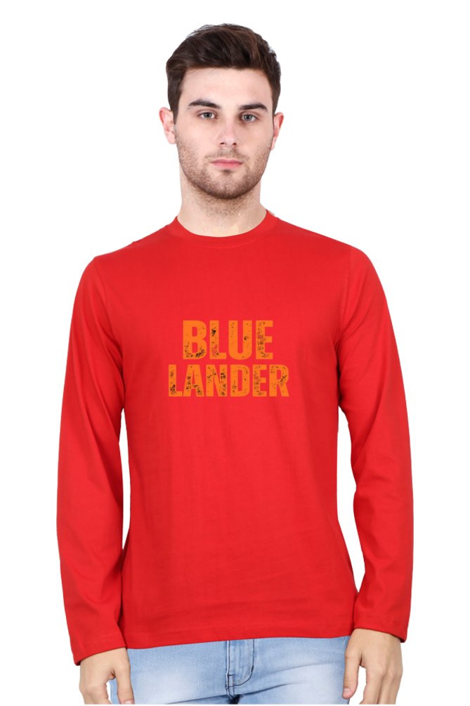 Bluelanders Unisex Soft Cotton bio washed Full-Sleeve T-Shirt.