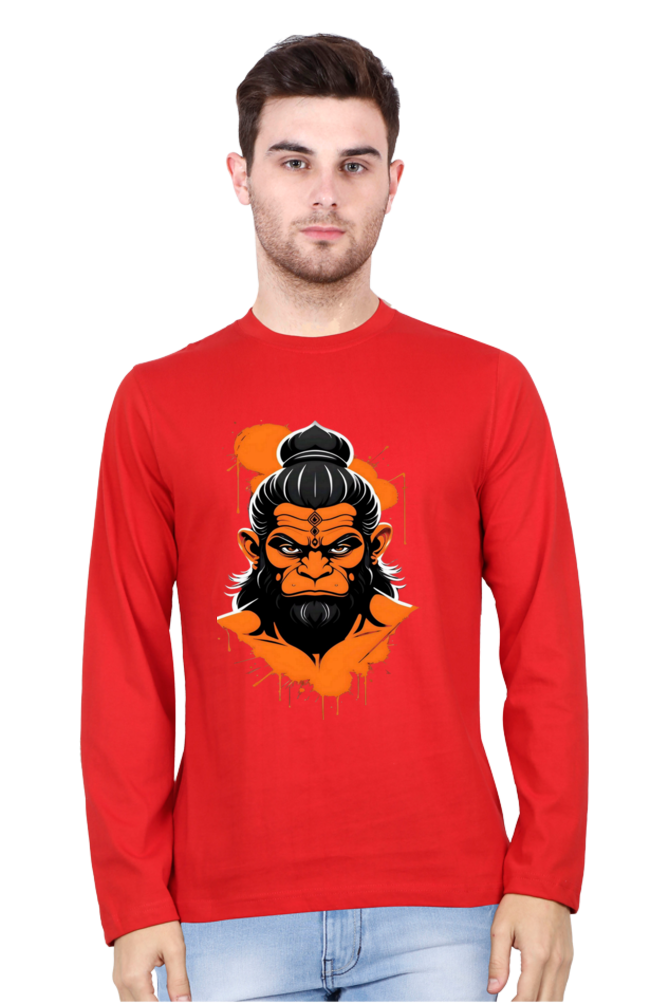 Premium Unisex Hanuman Grace Bhastra T-shirt: Divine Power & Comfort | Bluelander