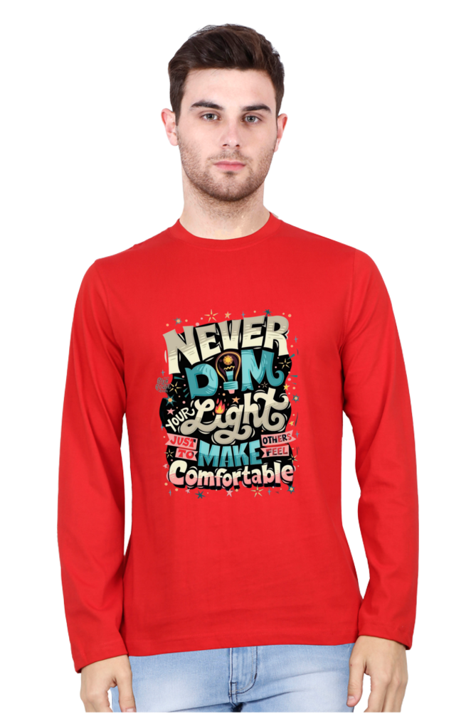 Bluelanders: Comfort Redefined - Unisex Premium Cotton Bio-Washed Full-Sleeve T-Shirt.