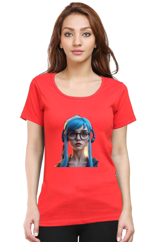Unveiling Timeless Comfort: Bluelander Cotton Half Sleeve T-Shirts – AI-Enhanced Design, A Fashion Revolution for Our Beautiful Sisters and Moms of India.