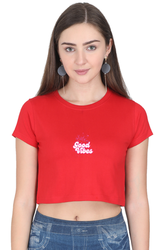 Bluelander Classic Cotton Female Crop Top: Embrace Feel-Good Vibes with Style and Comfort