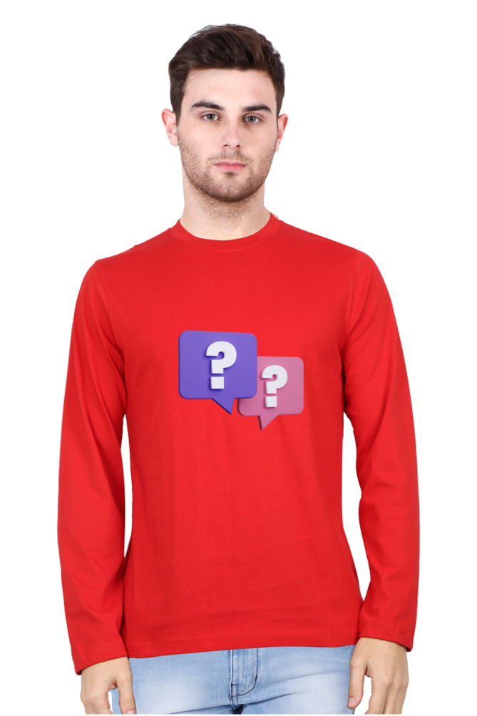 Unleash Your Style: Fun and Playful Vibes with Bluelander's Cotton Full Sleeve Tee!