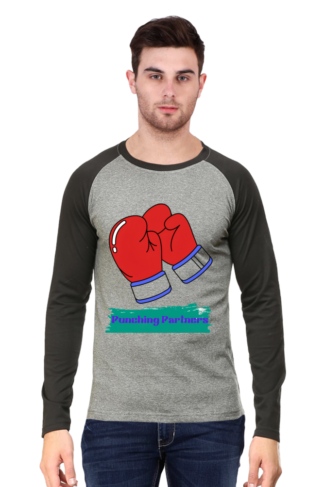 Bluelander's Raglan Cotton Full Sleeve T-Shirt: Elevate Your Style, Make a Statement!