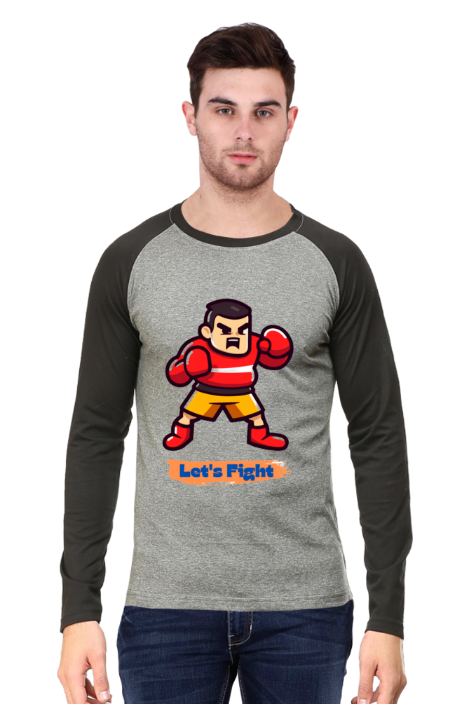 Step into Tomorrow's Fashion: Bluelander's Raglan Cotton Full Sleeve T-Shirt Leads the Way!