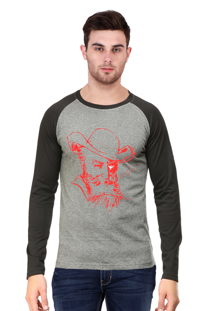 Step into the Future of Fashion with Bluelander's Raglan Cotton Full Sleeve T-Shirts!