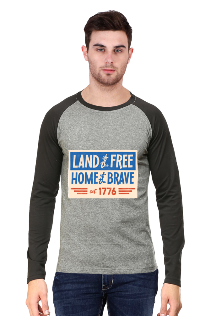 Bluelander's Raglan Cotton Full Sleeve T-Shirt, Elevate Your Fashion Game!