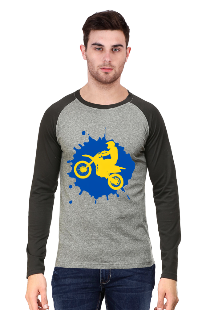 Express Your Unique Style with Bluelander's Raglan Cotton Full Sleeve T-Shirts!