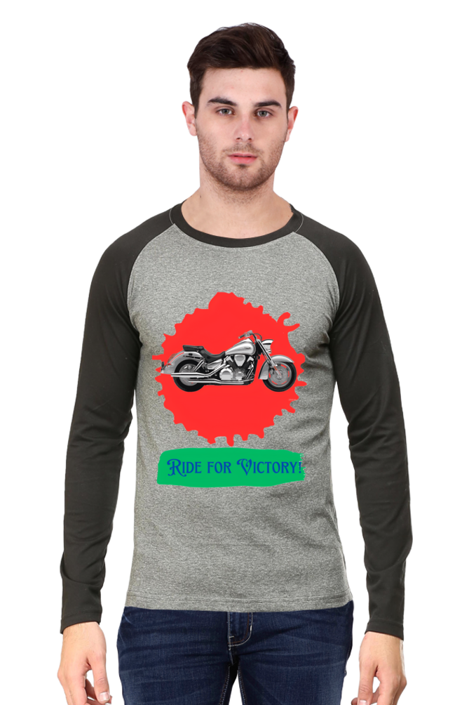 Raglan Rendezvous: Elevate Your Style with Bluelander's Full Sleeve Cotton T-Shirts!