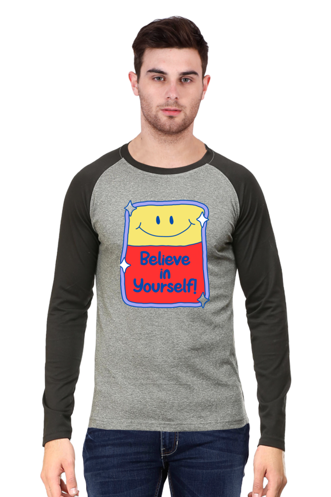 Raglan Rhythm: Dance Through Life with Bluelander's Raglan Cotton Full Sleeve Tee!