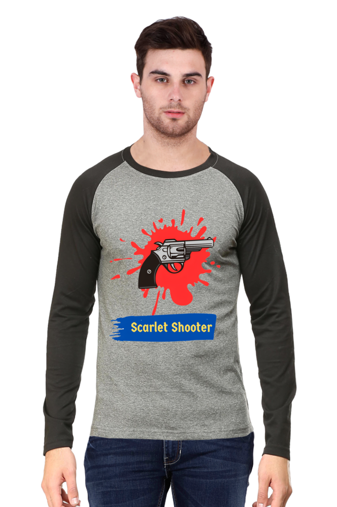 Elevate Your Look: Bluelander's Raglan Full Sleeve Cotton T-Shirt for Timeless Style!