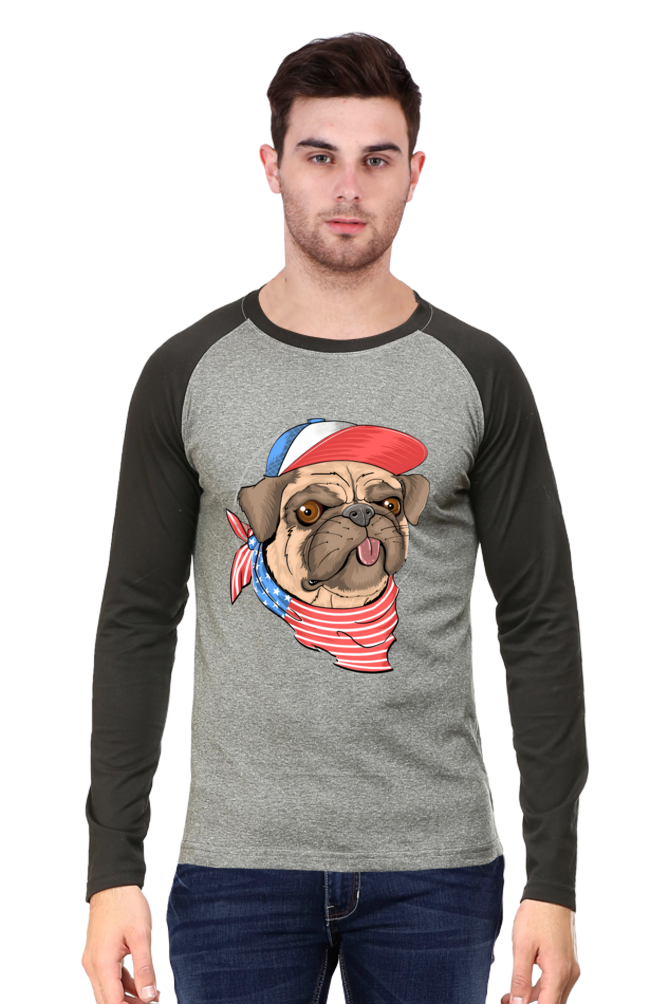 Redefine Fashion: Bluelander's Raglan Cotton Full Sleeve T-Shirt!