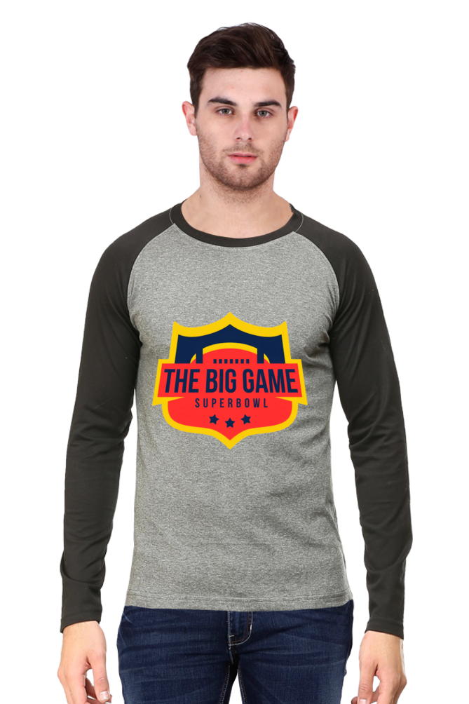 Make a Bold Fashion Statement with Bluelander's Raglan Cotton Full Sleeve T-Shirts!