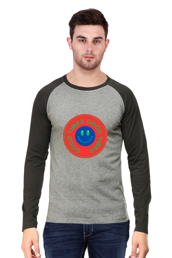 Revolutionize Your Style with Bluelander's Raglan Cotton Full Sleeve T-Shirts!