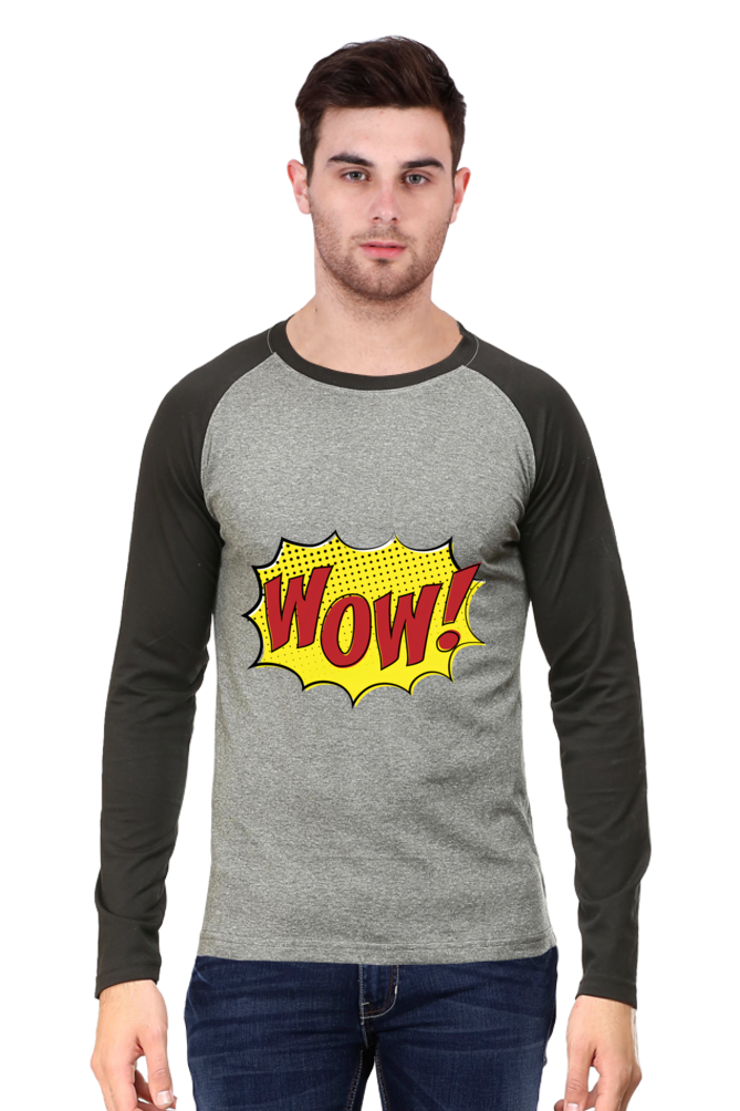 Be the Eye-Catcher with Bluelander's Raglan Cotton Full Sleeve T-Shirts: Generation Z Fashion Icon!