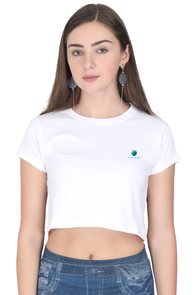 BlueLander Kiss Crop Top Elevate Your Style with Trendy Comfort and a Touch of Playful Elegance