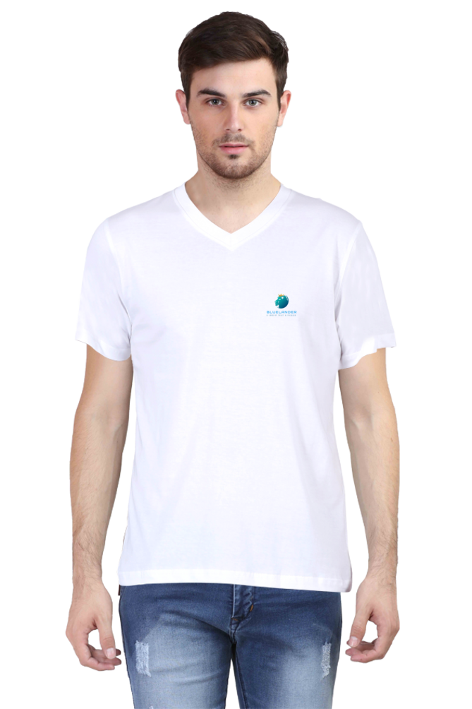 Elevate Your Casual Style: Bluelander's V Neck Cotton Half Sleeve T-Shirts