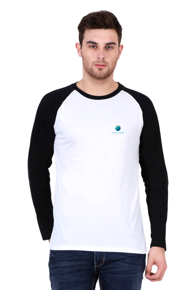 Unleash Your Style: Bluelander's Raglan Cotton Full Sleeve T-Shirts!