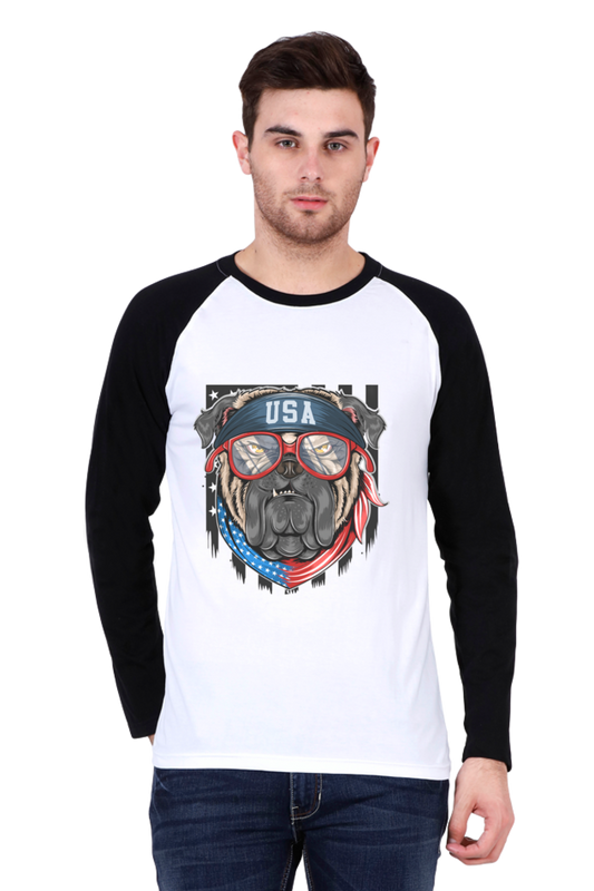 Bluelander's Raglan Cotton Full Sleeve T-Shirt, Supreme Style and Comfort!