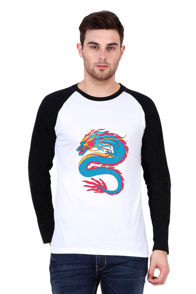Bluelander's Raglan Cotton Full Sleeve Tee - Unleash Fashion Forward Comfort!