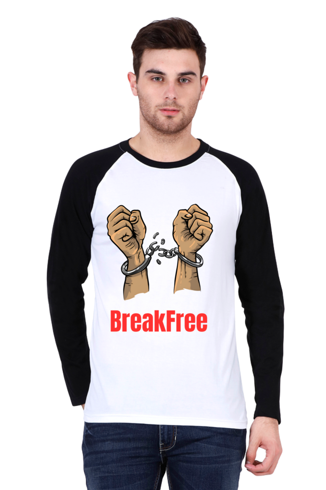 Bluelander's Raglan Cotton Full Sleeve T-Shirt: Unleash Revolutionary Designs, Set the Trend!