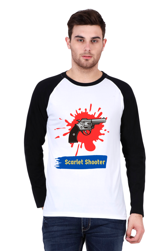Elevate Your Look: Bluelander's Raglan Full Sleeve Cotton T-Shirt for Timeless Style!