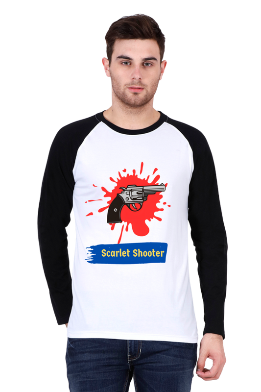 Elevate Your Look: Bluelander's Raglan Full Sleeve Cotton T-Shirt for Timeless Style!