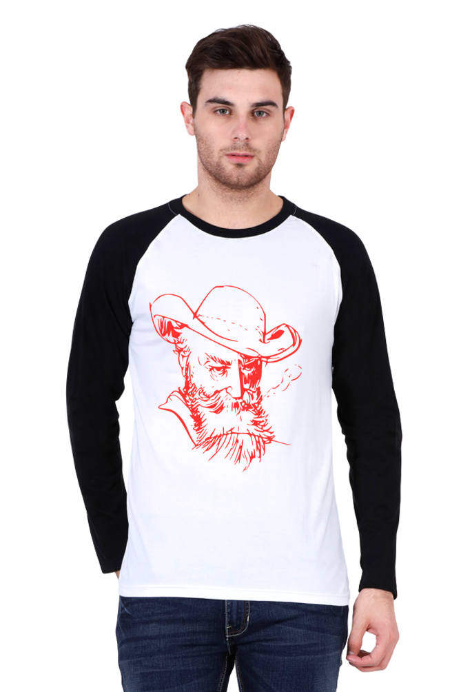 Step into the Future of Fashion with Bluelander's Raglan Cotton Full Sleeve T-Shirts!
