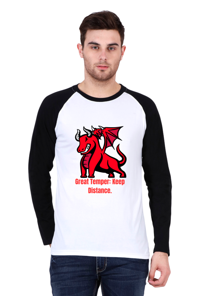 Bluelander's Raglan Cotton Full Sleeve Tee - Raising Your Style Bar to Glamorous Heights!