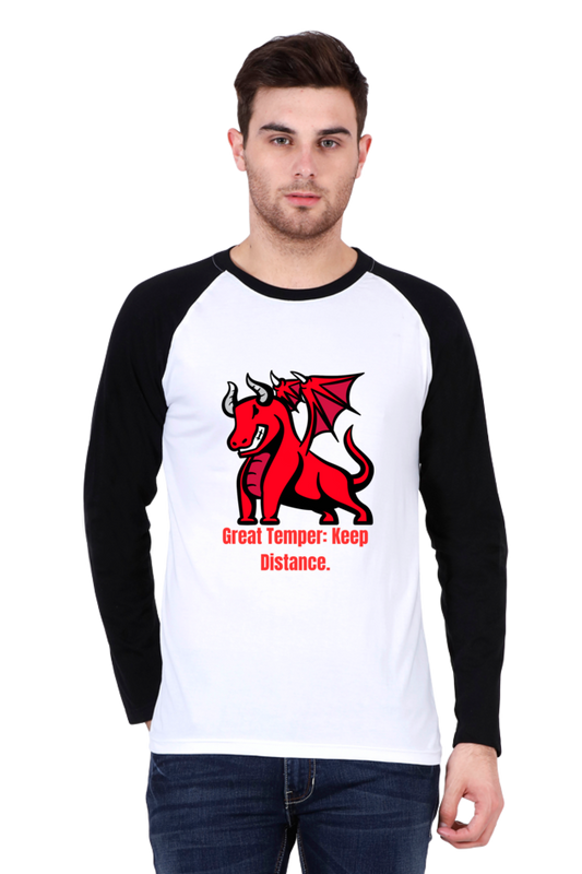 Bluelander's Raglan Cotton Full Sleeve Tee - Raising Your Style Bar to Glamorous Heights!