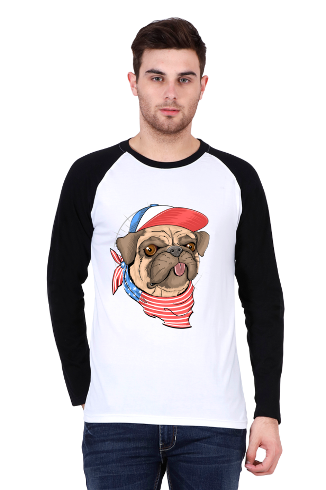 Redefine Fashion: Bluelander's Raglan Cotton Full Sleeve T-Shirt!