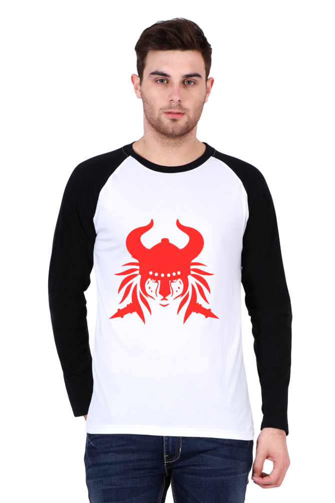 Pedal in Comfort: Bluelander's Raglan Cotton Full Sleeve T-Shirts - Inspiring Attire for the Urban Cyclist!