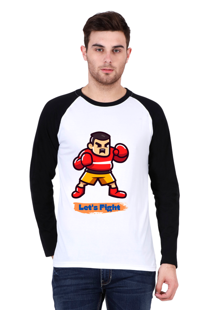 Step into Tomorrow's Fashion: Bluelander's Raglan Cotton Full Sleeve T-Shirt Leads the Way!