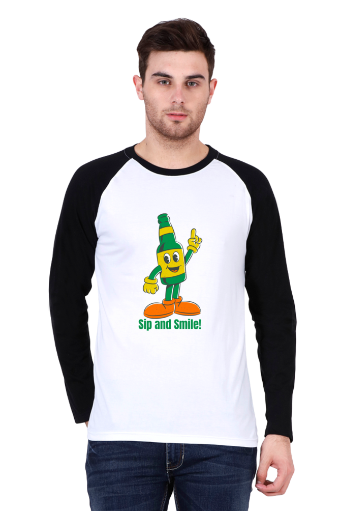 Style Redefined: Bluelander's Raglan Cotton Full Sleeve Tee!