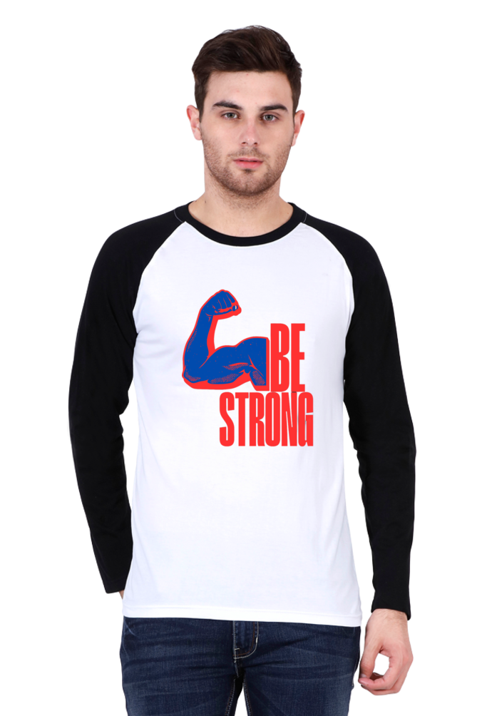 Stay Strong, Stay Stylish: Bluelander Raglan Full Sleeve T-Shirt – Elevate Your Comfort and Resilience with Supreme Design.
