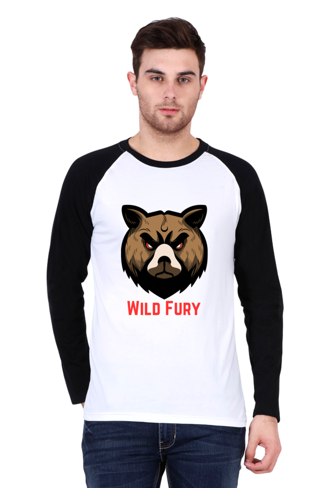 Farewell to Ordinary Tees: Elevate Your Look with Bluelander's Raglan Cotton Full Sleeve T-Shirt!