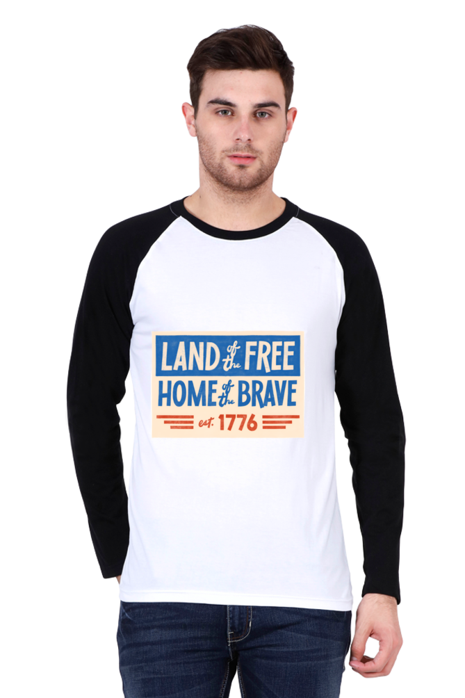 Bluelander's Raglan Cotton Full Sleeve T-Shirt, Elevate Your Fashion Game!
