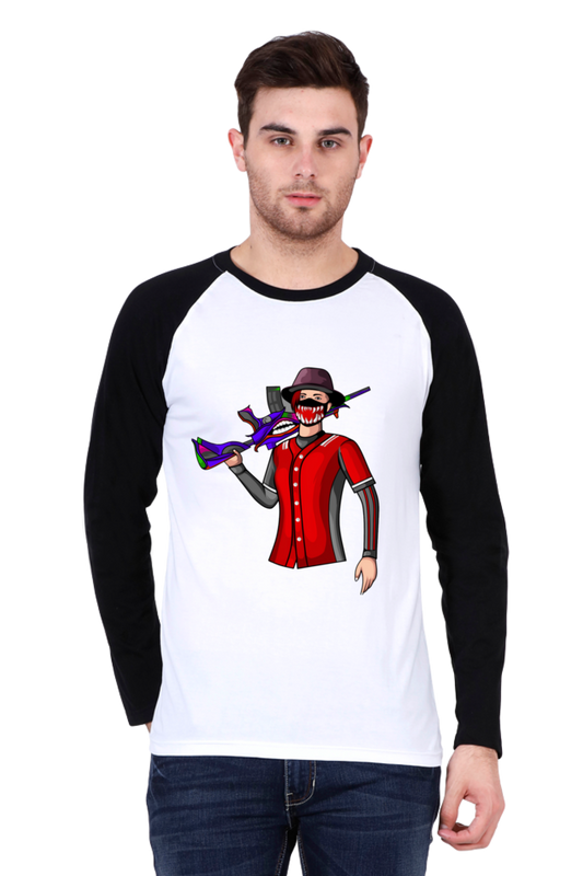 Elevate Your Fashion: Bluelander's Raglan Cotton Full Sleeve T-Shirts!