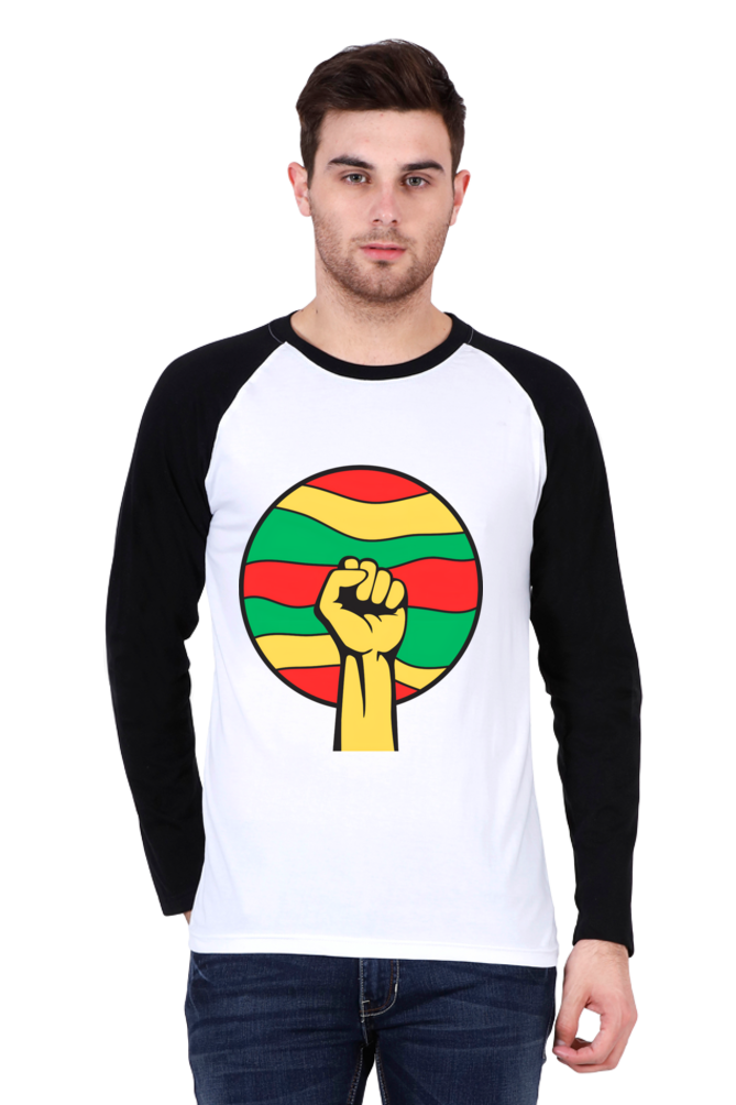 Unleash Your Style with Bluelander's Raglan Cotton Full Sleeve T-Shirt: Get Noticed Wherever You Go!