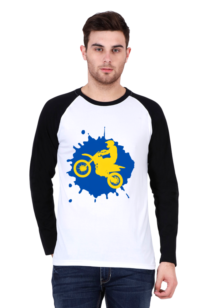 Express Your Unique Style with Bluelander's Raglan Cotton Full Sleeve T-Shirts!